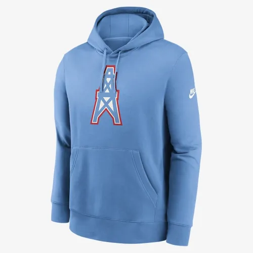 Tennessee Titans Rewind Club Logo Men’s Nike NFL Pullover Толстовка з капюшоном блакитний