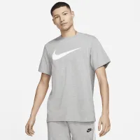 Nike Sportswear Swoosh чоловічі футболка колір сірий
