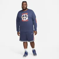 Nike мужские Long-Sleeve баскетбольные футболка синий