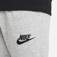 Nike Little дитячі Monogram Толстовка з капюшоном and Pants комплект колір сірий