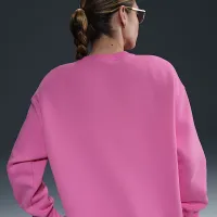 Nike Sportswear Phoenix Fleece женская оверсайз Crew-Neck свитшот Pink