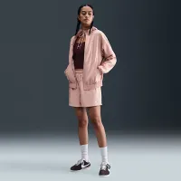 Nike Sportswear Classic Wovens женская Loose UV Hooded Куртка Pink