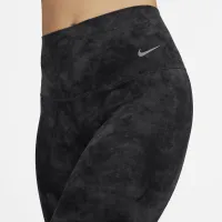 Nike Zenvy Tie-Dye женская Gentle-Support С высокой Талией 7/8 лосины цвет черный