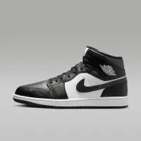 Nike Air Jordan 1 Mid чоловічі Кросівки колір чорний