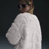 Nike Sportswear женская Loose High-Pile Куртка цвет коричневый