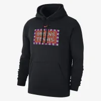 Nike мужские Tennis Pullover Толстовка с капюшоном цвет черный