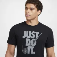 Nike чоловічі Dri-FIT Short-Sleeve Fitness футболка колір чорний