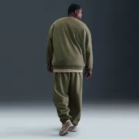 Nike Solo Swoosh чоловічі Fleece Crew колір зелений