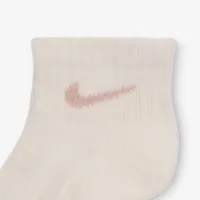 Nike Dri-FIT Performance Basics Little дитячі Quarter шкарпетки (6 пар) колір білий