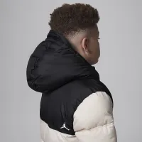Nike Jordan Big детские Faux Down Куртка цвет коричневый
