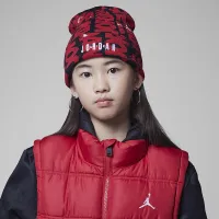 Nike Jordan Big детские 2-Piece Beanie набор цвет красный