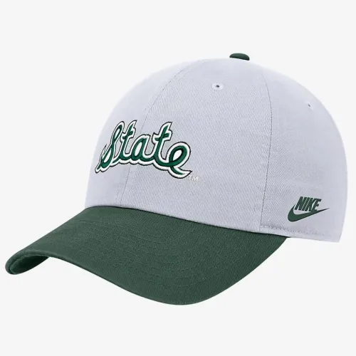 Michigan State Nike College Campus Cap колір білий