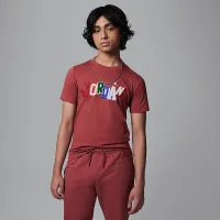 Nike Jordan Big детские Signature футболка цвет красный