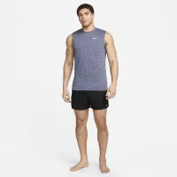 Nike чоловічі Heatheколір червоний Sleeveless Hydroguard Swim Shirt блакитний