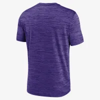 LSU Tigers Campus Center Block Velocity мужские Nike Dri-FIT College футболка цвет фиолетовый