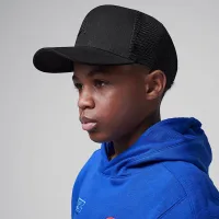 Nike Jordan Big детские Metal Jumpman Trucker Hat цвет черный