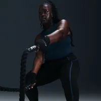 Nike One жіноча З високою талією 7/8 лосіни (великі розміри) колір чорний