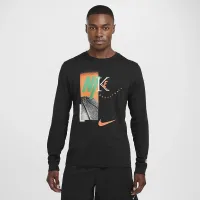 Nike мужские Long-Sleeve баскетбольные футболка цвет черный