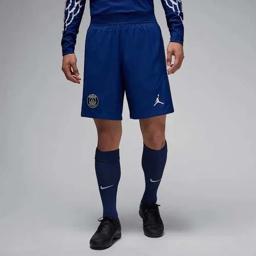 Nike Paris Saint-Germain 2025 Match Fourth мужские Jordan Dri-FIT ADV Soccer Authentic шорты синий