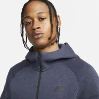 Nike Sportswear Tech Fleece Windrunner чоловічі Full-Zip Толстовка з капюшоном блакитний
