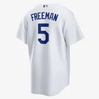 Fколір червонийdie Freeman Los Angeles Dodgers 2024 World Series чоловічі Nike MLB Replica Jersey колір білий