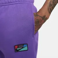 Nike Club Fleece мужские Fleece Pants цвет фиолетовый