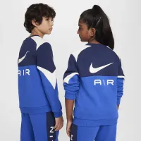 Nike Air Big детские Crew-Neck свитшот синий