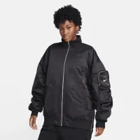 Nike Sportswear Essential жіноча Therma-FIT оверсайз Bomber Куртка колір чорний