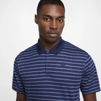 Nike Dri-FIT Victory мужские Striped для гольфа Polo синий