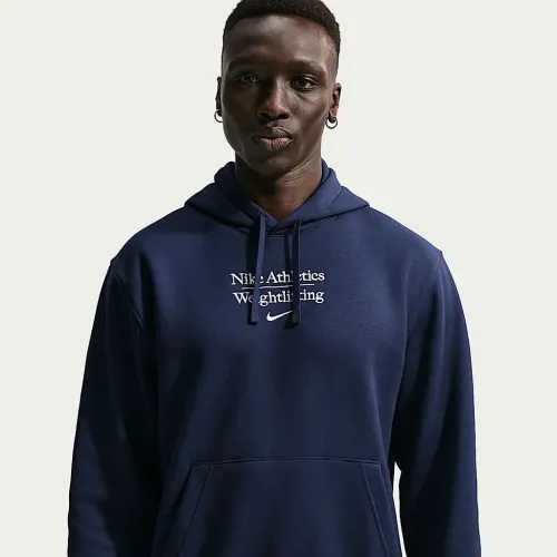 Nike чоловічі Weightlifting Pullover Толстовка з капюшоном блакитний