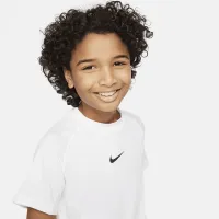 Nike Pro Big детские (для мальчиков) Dri-FIT Short-Sleeve Top цвет белый