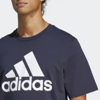 Футболка adidas Essentials Single Jersey Big Logo IC9348 - Синя