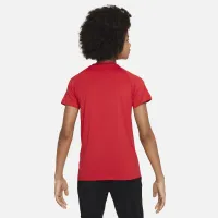 Nike Pro Big детские (для мальчиков) Dri-FIT Short-Sleeve Top цвет красный