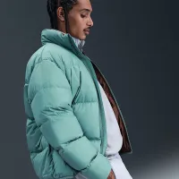 Nike Sportswear Club мужские Therma-FIT Down Puffer Куртка цвет зеленый