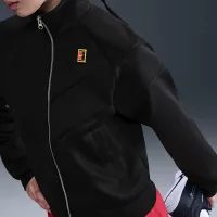 NikeCourt Heritage Windrunner женская Tennis Куртка цвет черный