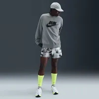 Nike мужские Dri-FIT Fleece Running Crew цвет серый