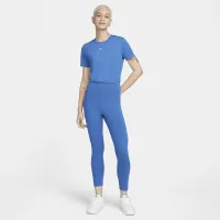 Nike Sportswear Essential жіноча Slim Cropped футболка блакитний