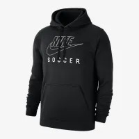 Nike Swoosh Club Fleece чоловічі Soccer Pullover Толстовка з капюшоном колір чорний