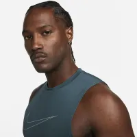 Nike Pro Dri-FIT чоловічі Slim Fit Sleeveless Top колір сірий
