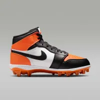 Nike Jordan 1 Mid TD мужские Football Cleat Orange