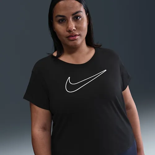Nike Sportswear жіноча Short-Sleeve Graphic футболка (великі розміри) колір чорний