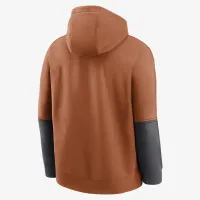 Texas Longhorns Sideline Team Issue Club мужские Nike College Pullover Толстовка с капюшоном Orange