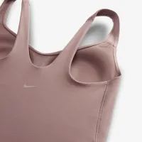 Nike Alate женская Medium-Support Padded Sports Bra Tank Top цвет фиолетовый