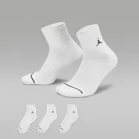 Nike Jordan Everyday Ankle носки (3 пары) цвет белый