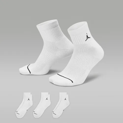 Nike Jordan Everyday Ankle носки (3 пары) цвет белый