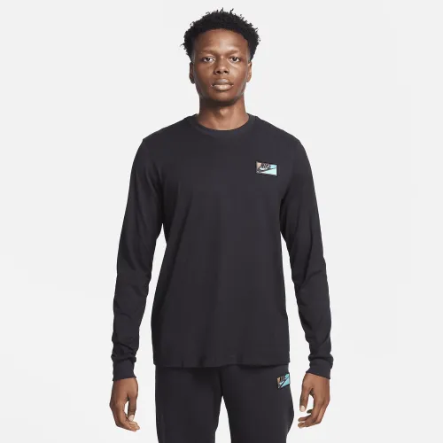 Nike Sportswear Men's Long-Sleeve T-Shirt Black