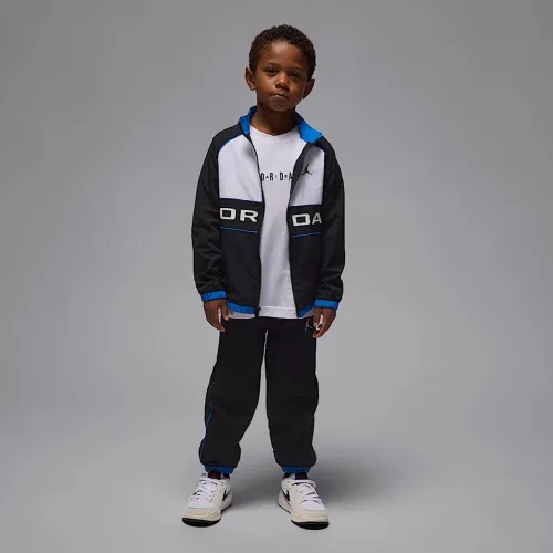 Nike Jordan Little детские 2-Piece Windbreaker Piping набор цвет черный