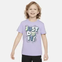 Nike Little детские Bubble 'Just Do It' футболка цвет фиолетовый