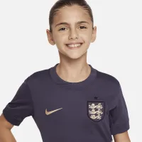 England (чоловічі Team) 2024/25 Stadium Away Big дитячі Nike Dri-FIT Soccer Replica Jersey колір фіолетовий