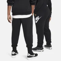 Nike Club Fleece Big дитячі Joggers (Extended Size) колір чорний